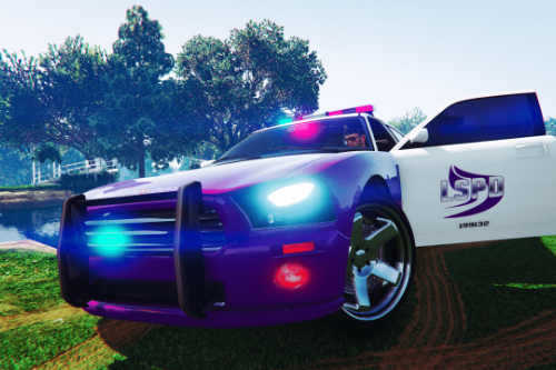Awesome Purple Charger Nogales Police - LSPD